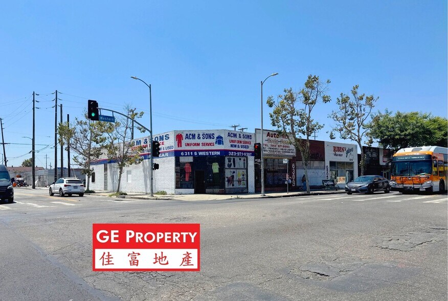 Primary Photo Of 6301 S Western Ave, Los Angeles Storefront Retail Office For Sale