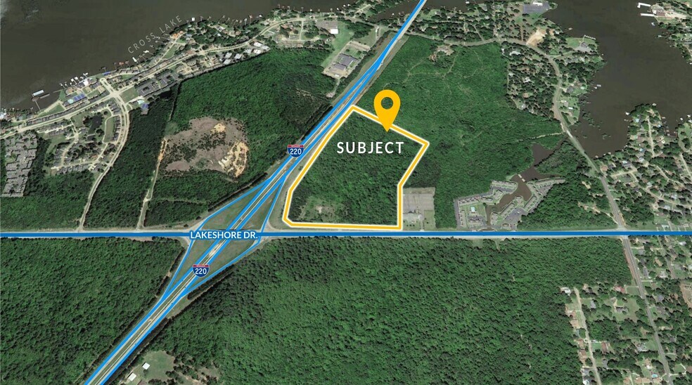 More Photos Of Lakeshore Drive Interstate 220, Shreveport Land For Sale