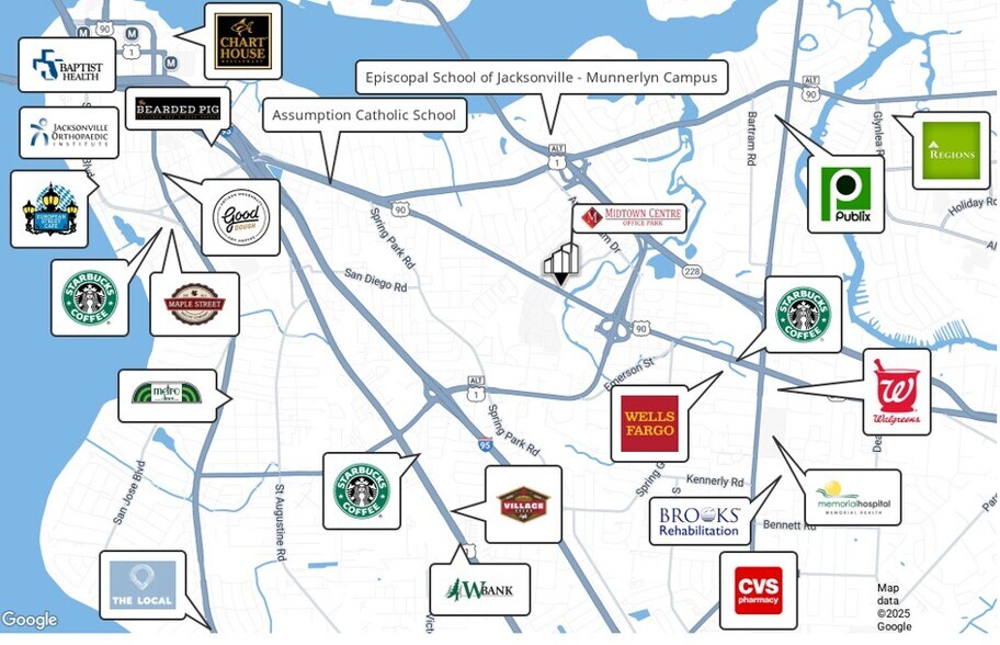 More Photos Of 4811 Beach Blvd, Jacksonville Office For Lease