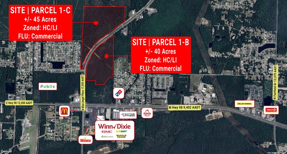 More Photos Of Highway 98 @ Blue Angel Parkway, Pensacola Land For Sale