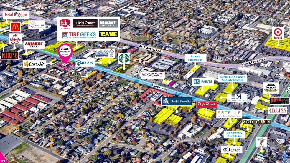 More Photos Of 2300-2304 Arden Way, Sacramento Unknown For Lease