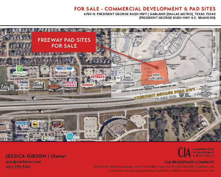 4780 President George Bush hwy  