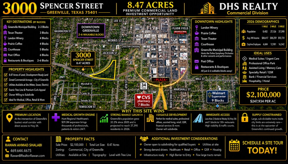 More Photos Of 3000 Spencer St, Greenville Land For Sale