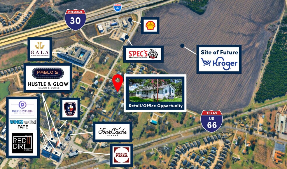 Primary Photo Of 400 C B Davidson, Fate Office Residential For Sale