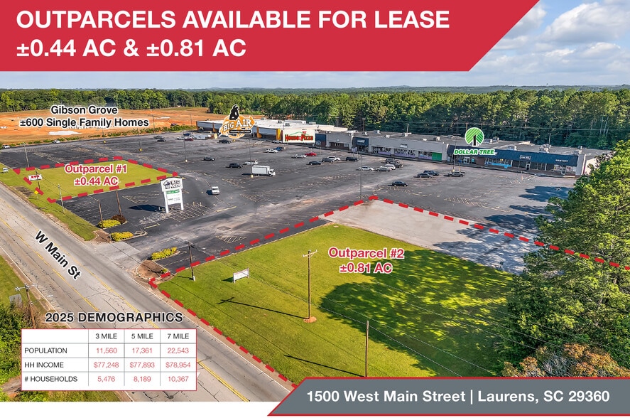 Primary Photo Of 0 W Main St, Laurens Land For Lease