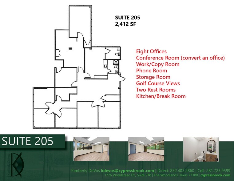 More Photos Of 1776 Woodstead Ct, The Woodlands Office For Sale