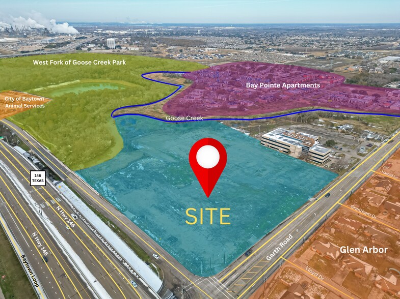 Primary Photo Of 2800 Garth Rd, Baytown Land For Sale