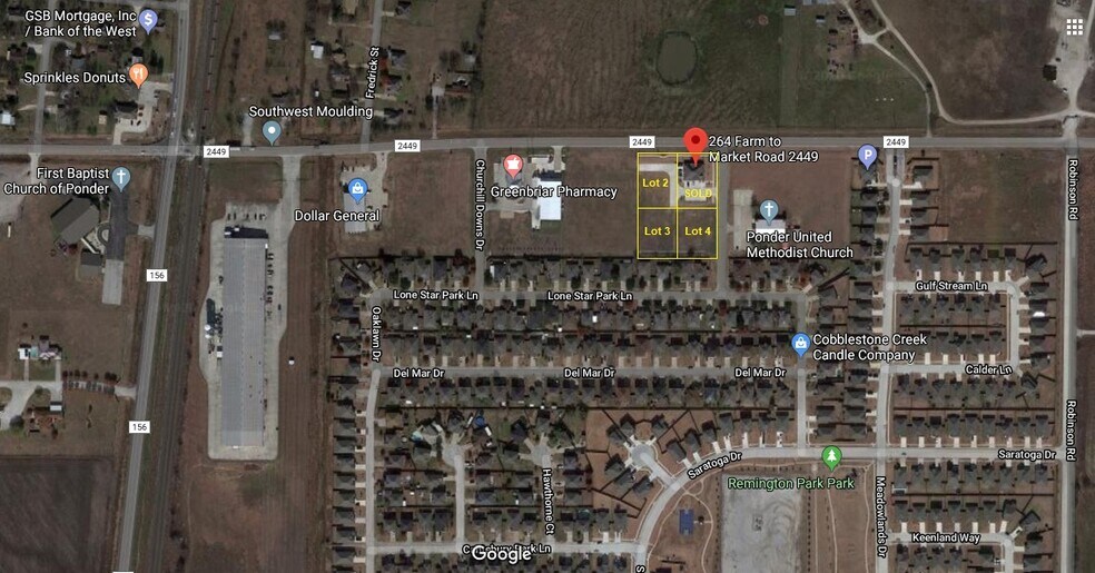 More Photos Of 264 E FM 2449, Ponder Land For Sale