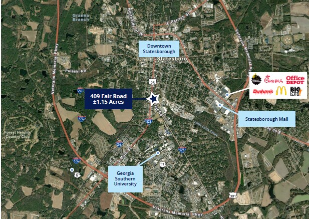 Primary Photo Of 409 Fair Rd, Statesboro Land For Sale