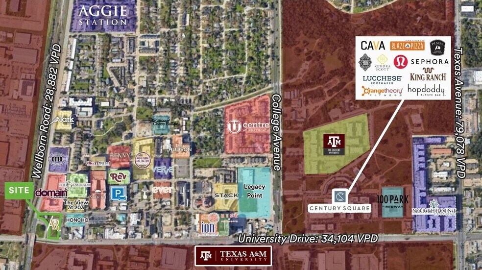 More Photos Of 203 1st St, College Station General Retail For Lease