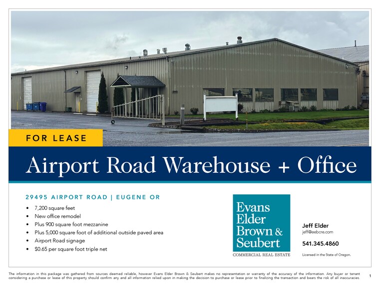 More Photos Of 29495 Airport Rd, Eugene Service For Lease