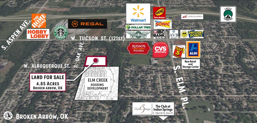 More Photos Of S 121st Street West of Elm, Broken Arrow Land For Sale