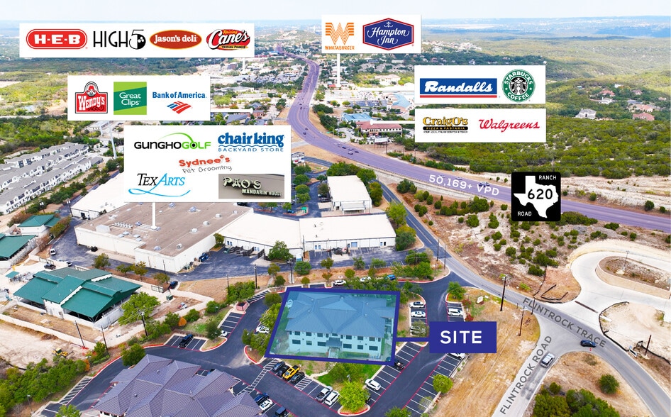 More Photos Of 2806 Flintrock Trace, Lakeway Loft Creative Space For Sale