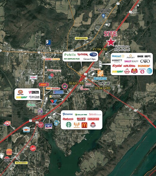 More Photos Of 25775 John T Reid Pky, Scottsboro Land For Sale