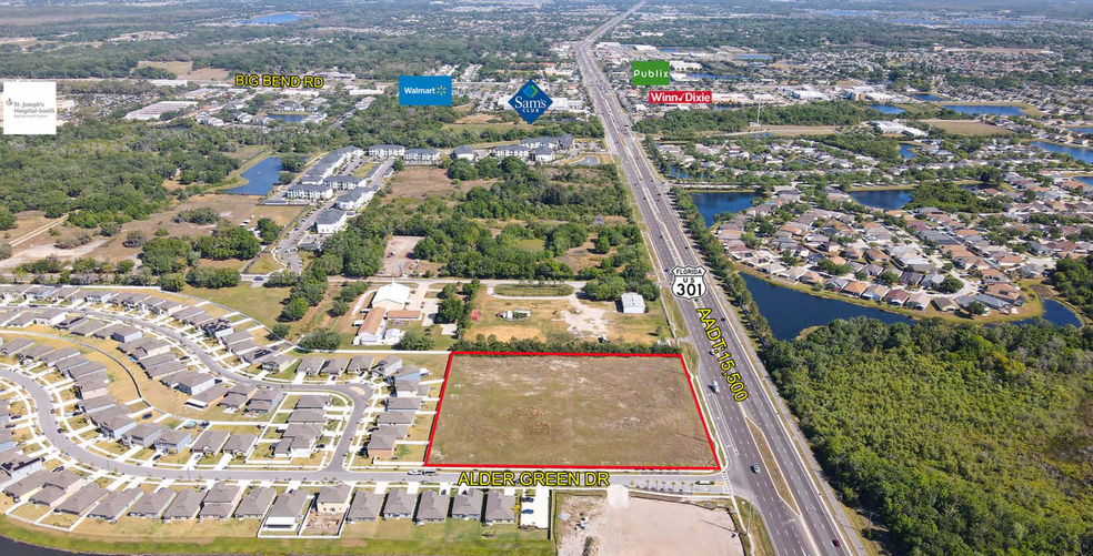 Primary Photo Of US 301 and Alden Green, Riverview Land For Sale