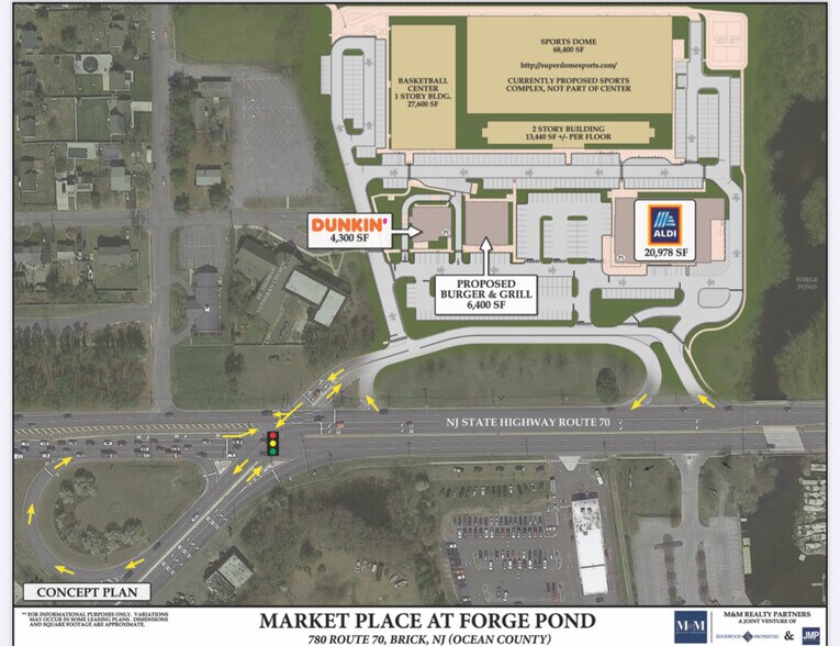 Primary Photo Of 776 Route 70, Brick Freestanding For Lease