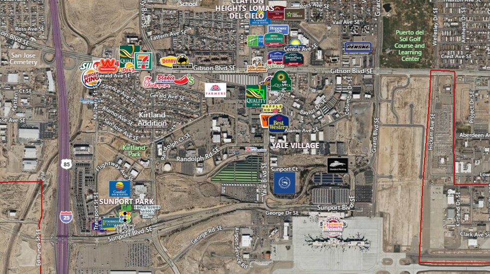 More Photos Of 2101 Yale Boulevard Southeast, Albuquerque Land For Sale
