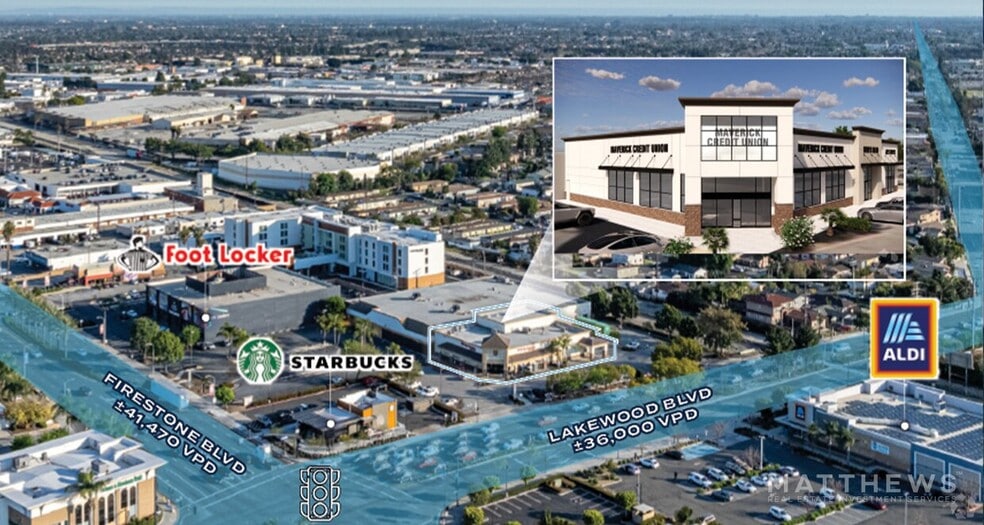 More Photos Of 9018 Firestone Blvd, Downey General Retail For Lease