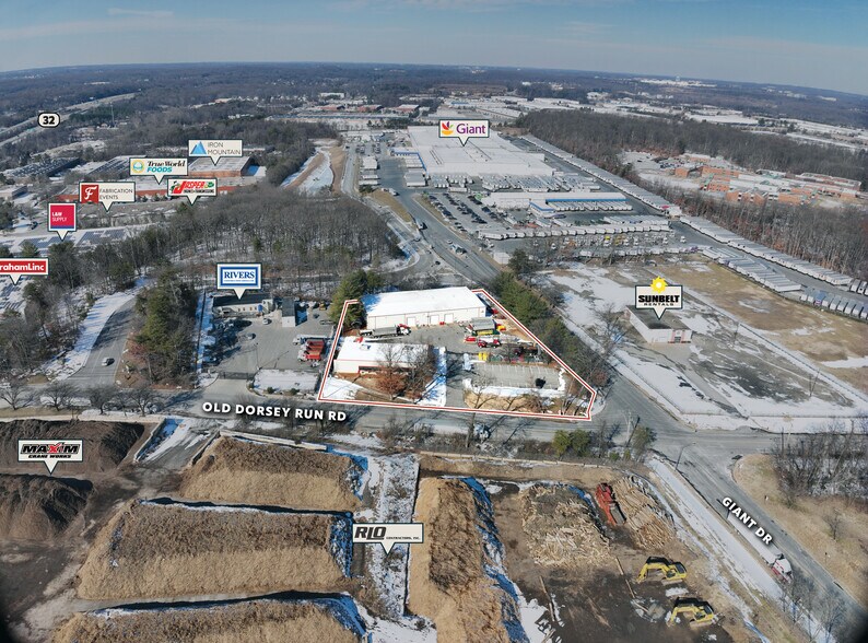 More Photos Of 8588-8592 Old Dorsey Run Rd, Jessup Warehouse For Lease