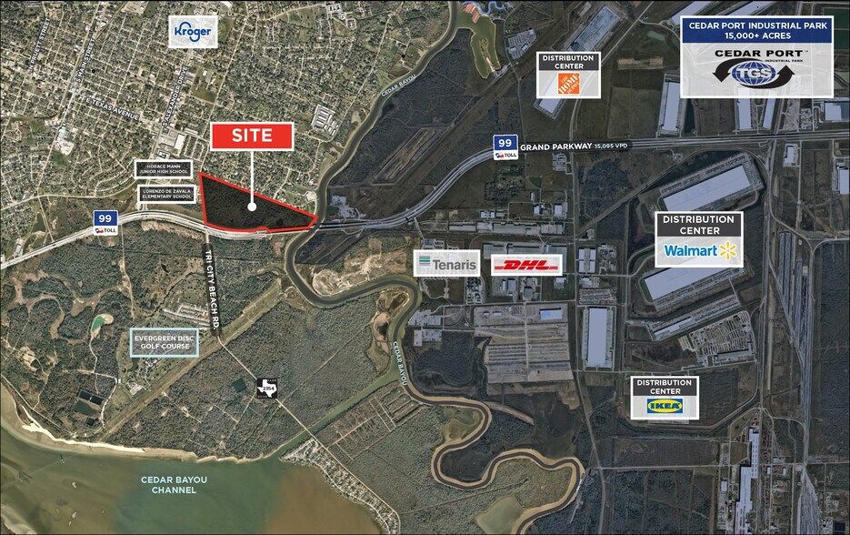 Primary Photo Of SH 99 & Tri City Beach Rd, Baytown Land For Sale