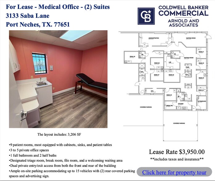 More Photos Of 3133 Saba Ln, Port Neches Medical For Lease