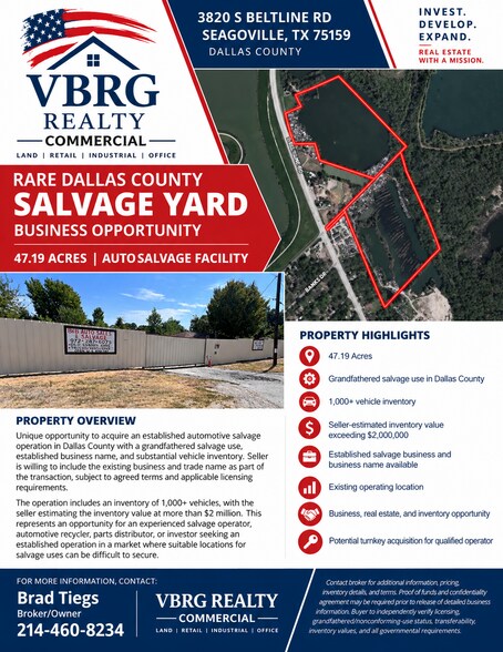 More Photos Of 4106 S Belt Line Rd, Seagoville Auto Salvage Facility For Sale