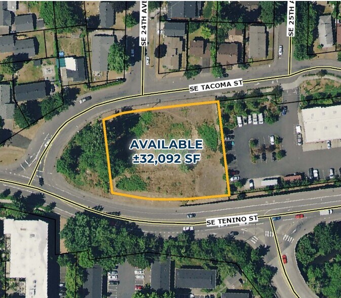 Primary Photo Of SE Tacoma St @ SE Tenino St, Portland Land For Sale