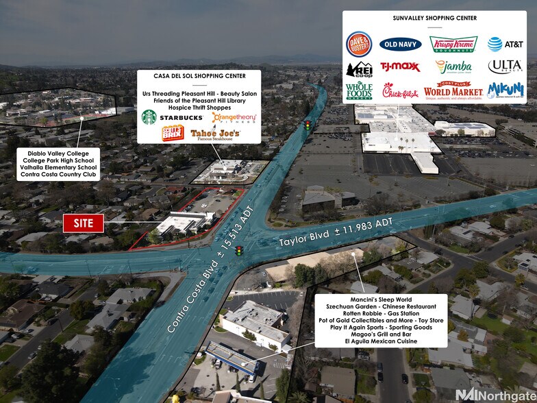 More Photos Of 1025-1035 Contra Costa Blvd, Pleasant Hill Freestanding For Lease