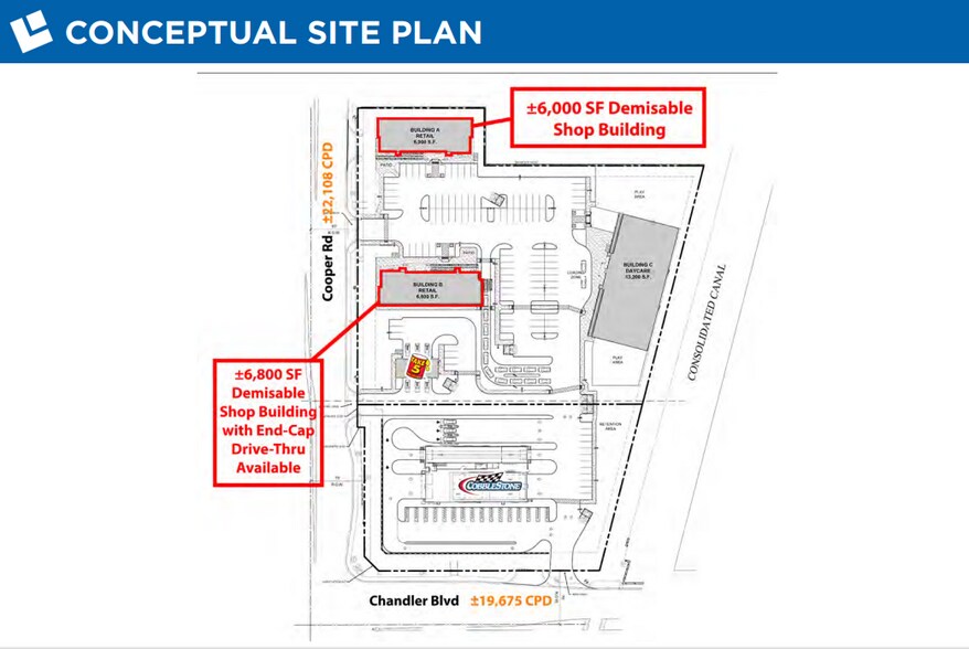 More Photos Of 210 Cooper, Chandler General Retail For Lease