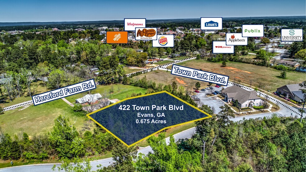 More Photos Of 422 Town Park Blvd, Evans Land For Sale