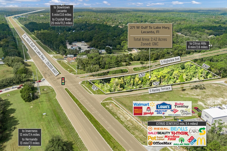 More Photos Of 271 W Gulf to Lake Hwy, Lecanto Land For Sale