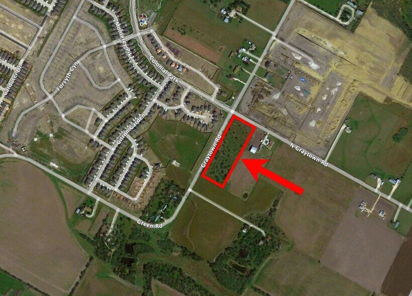 Primary Photo Of Graytown - 6 Acres @ Green Road, Converse Land For Sale