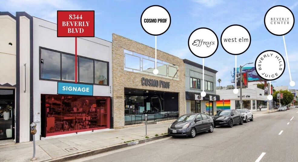More Photos Of 8344-8348 Beverly Blvd, Los Angeles Storefront Retail Office For Lease
