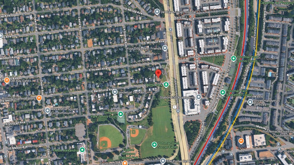 More Photos Of 516 E Bellefonte Ave, Alexandria Land For Lease