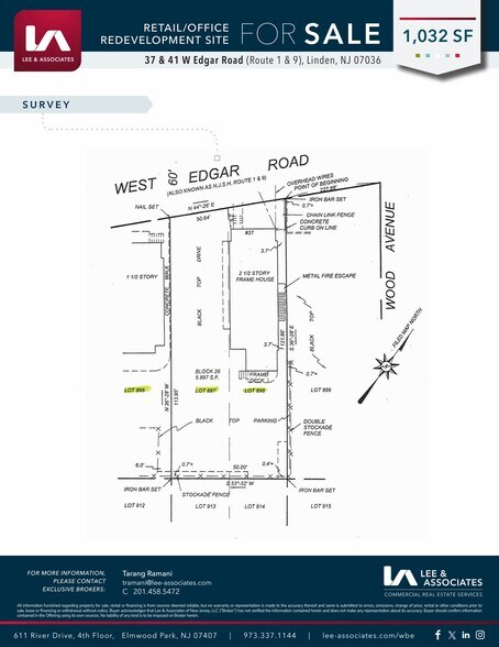 More Photos Of 41 W Edgar Rd, Linden Storefront Retail Office For Sale