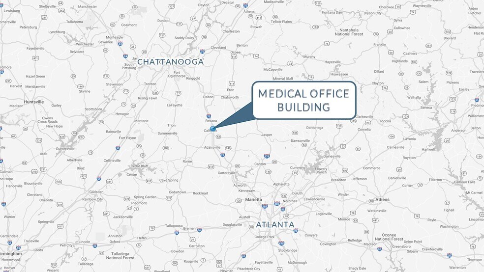 More Photos Of 150 NE Warrior Path, Calhoun Medical For Lease