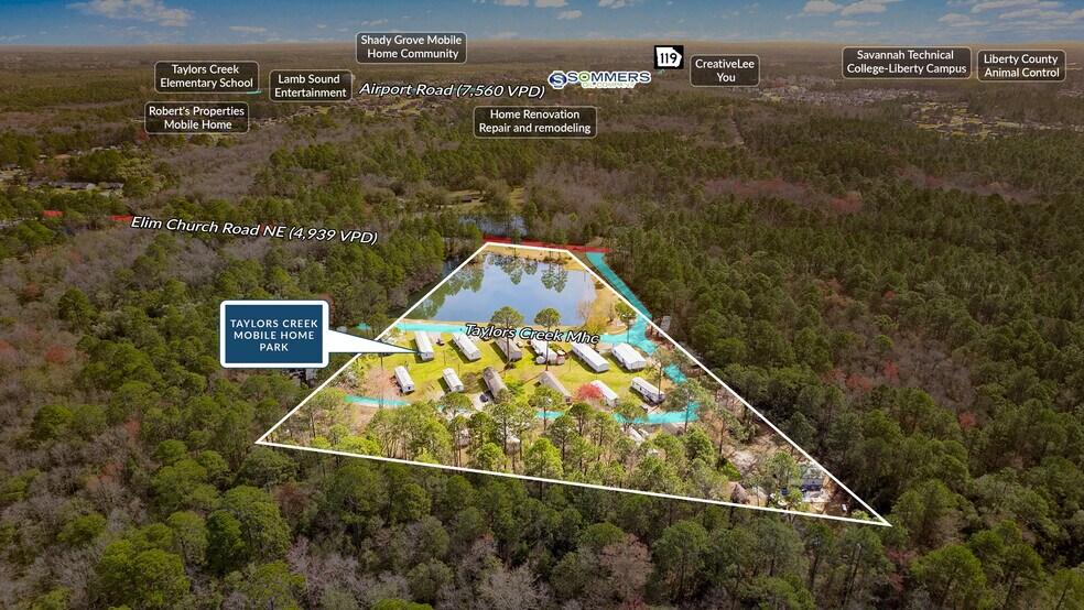 More Photos Of 8101 Elim Church Rd NE, Hinesville Manufactured Housing Mobile Home Park For Sale