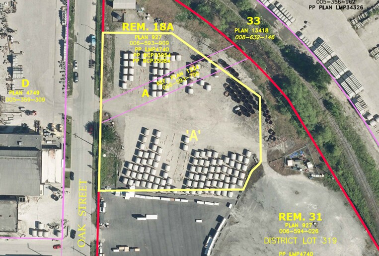 Primary Photo Of 9260 Oak st, Vancouver Land For Lease