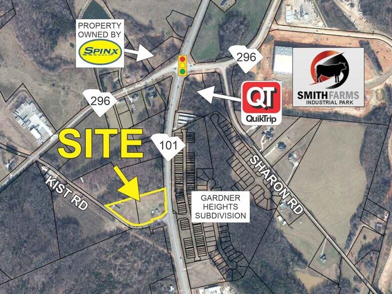 Primary Photo Of 2990 Highway 101 S, Greer Land For Sale