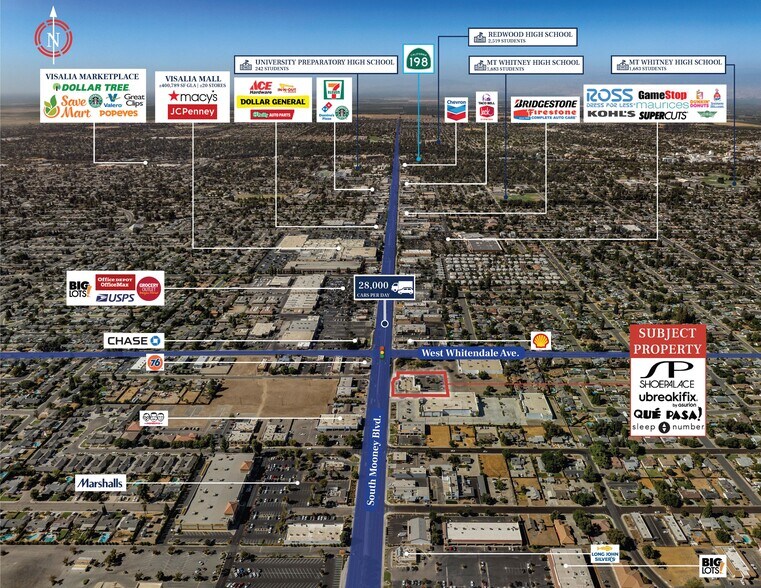 More Photos Of 2908-2950 S Mooney Blvd, Visalia General Retail For Sale