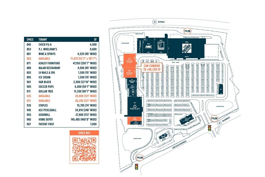 More Photos Of 845-967 E Lancaster Ave, Downingtown Unknown For Lease