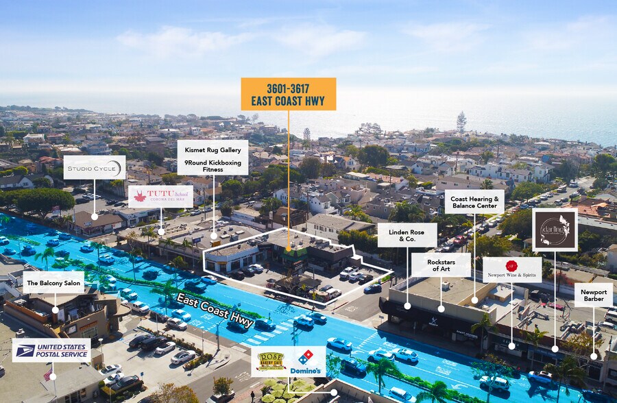 More Photos Of 3601-3617 E Coast Hwy, Corona Del Mar Unknown For Lease