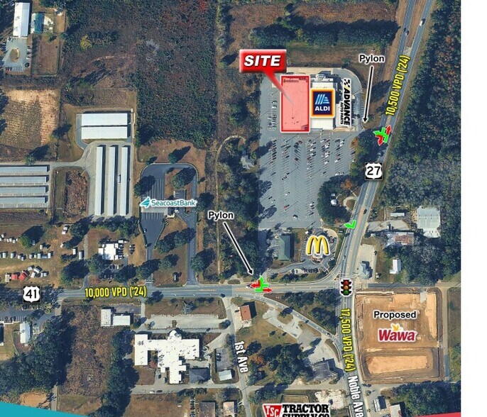 Primary Photo Of 727 W Noble Ave, Williston Supermarket For Lease