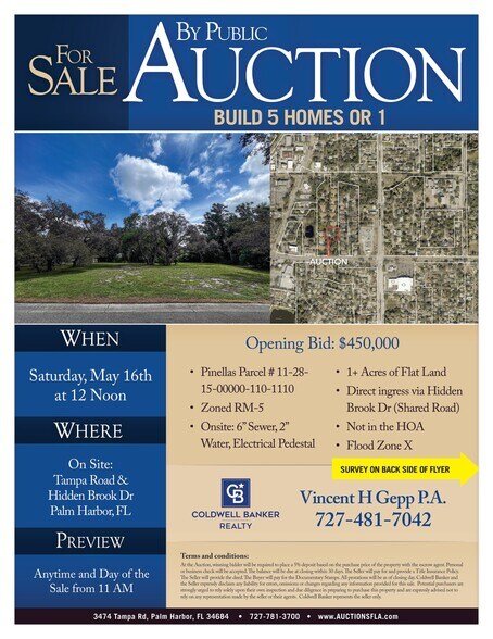 Primary Photo Of Tampa rd. & Hidden Brook Dr, Palm Harbor Land For Sale