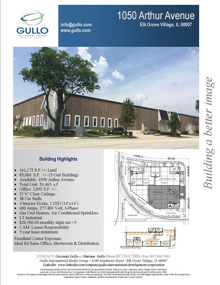 More Photos Of 1050 Arthur Ave, Elk Grove Village Warehouse For Lease