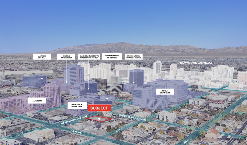 More Photos Of 615 S Las Vegas Blvd, Las Vegas Land For Sale