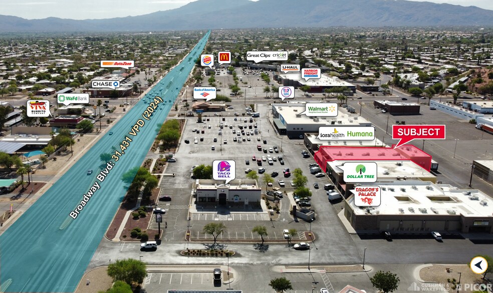 More Photos Of 8554-8670 E Broadway Blvd, Tucson Unknown For Lease