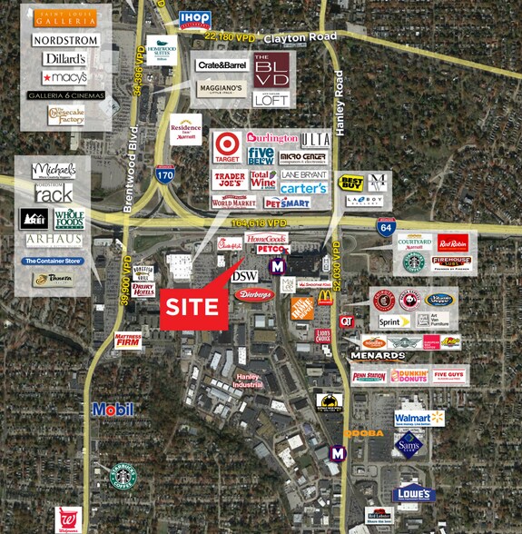 More Photos Of 8420-8582 Eager Rd, Saint Louis General Retail For Lease