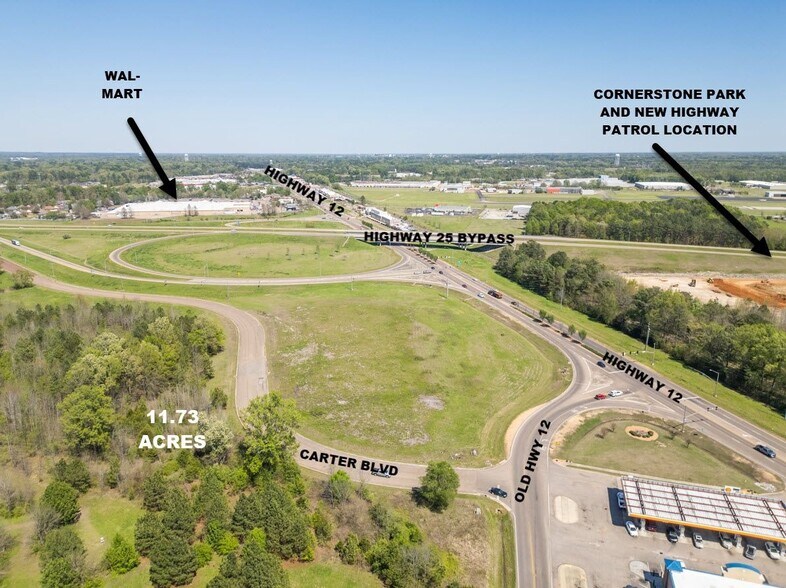 More Photos Of 11.73 acres W Side of Hwy 25 @ Carter Blvd, Starkville Land For Sale