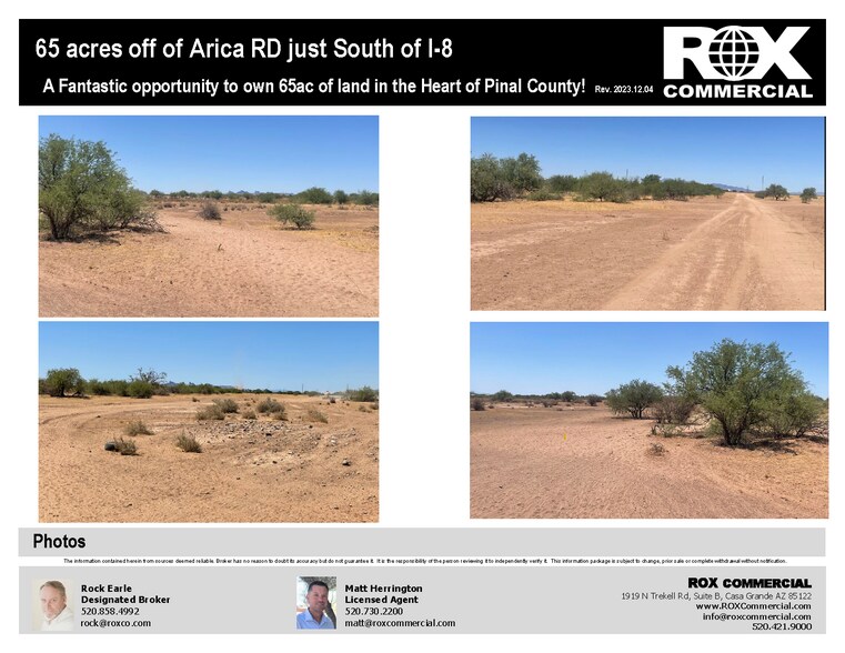 More Photos Of 16865 W Arica Rd, Casa Grande Land For Sale